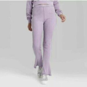 Women's High-Rise Waffle Flare Pants - Wild Fable - Purple - Size M